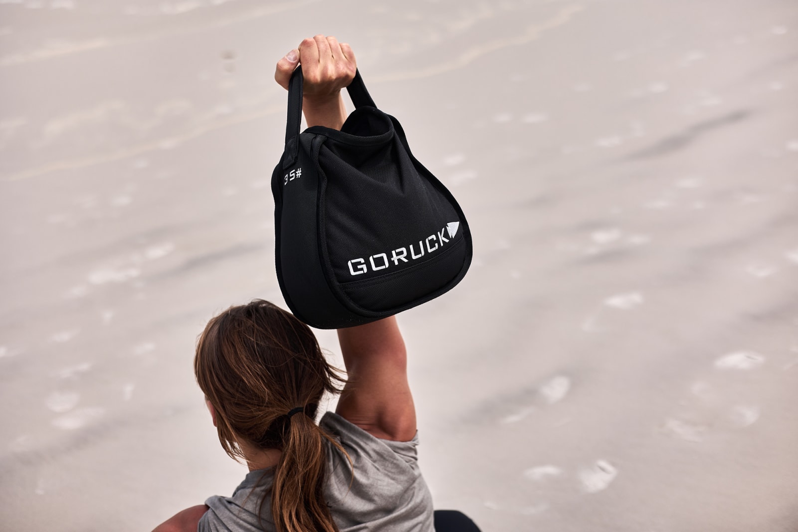 Portable clearance sand kettlebell